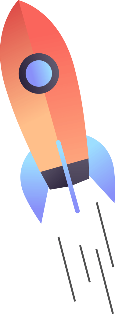 Illustrazione di lancio startup e sviluppo app